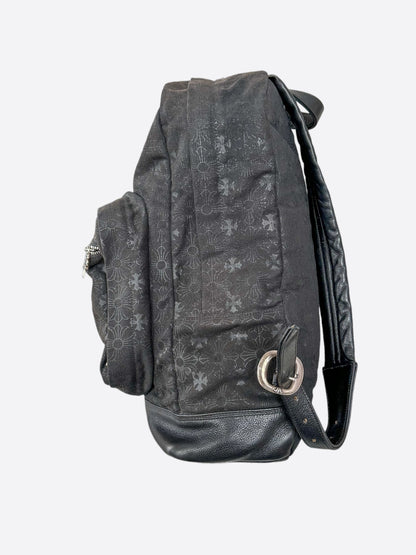 Chrome Hearts Black Cross Jacquard Backpack
