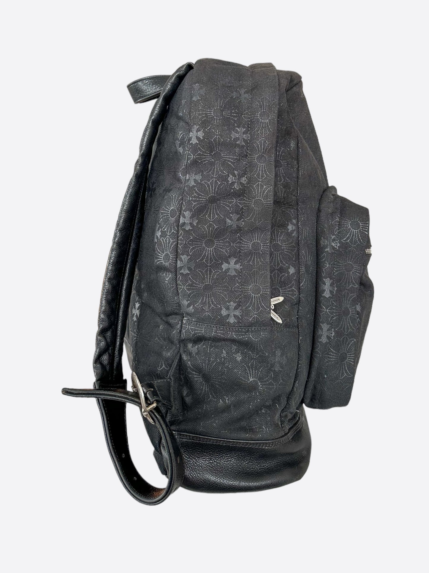 Chrome Hearts Black Cross Jacquard Backpack