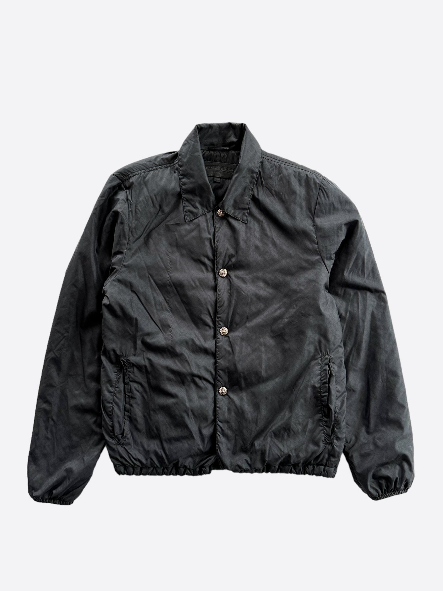 Chrome Hearts Black Cross Jacquard Coach Jacket