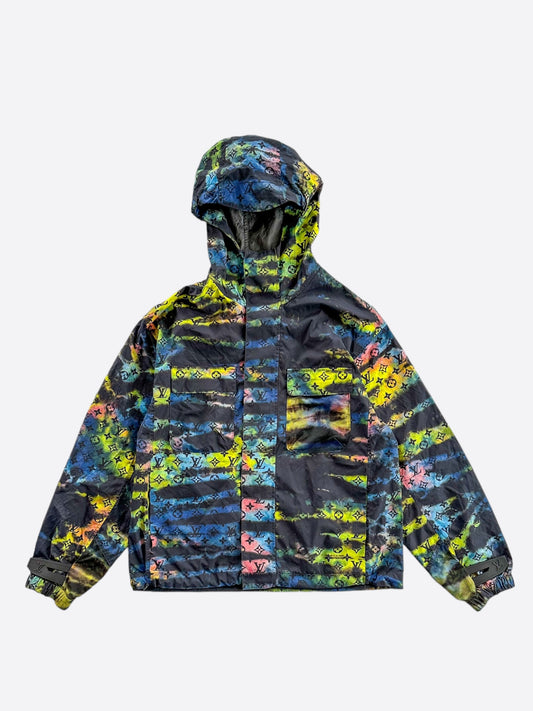 Louis Vuitton Multicolor Tie-Dye Camo Monogram Windbreaker