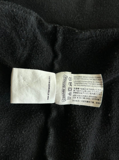 Chrome Hearts Black & White Multi Logo Zip Up Hoodie