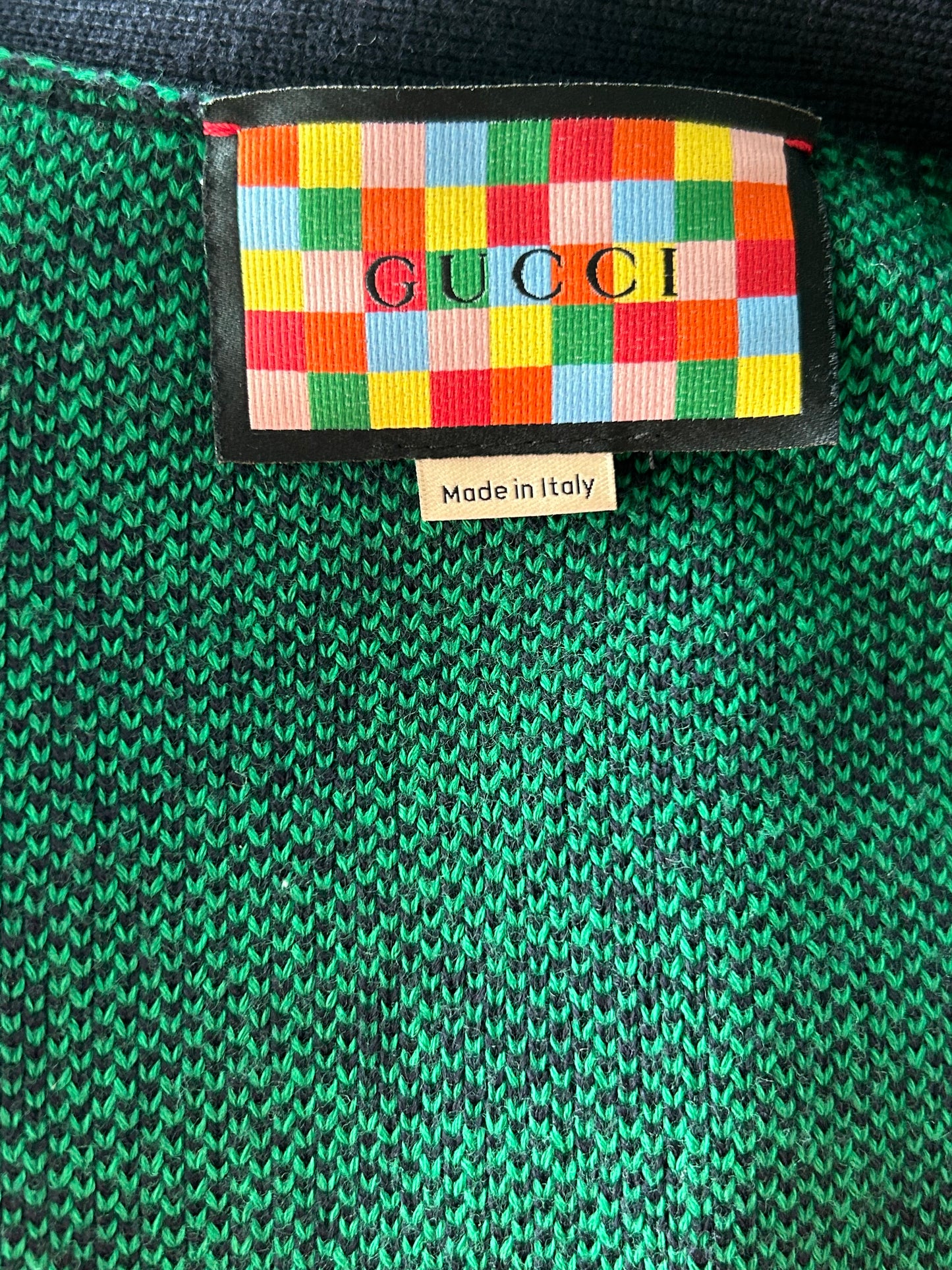 Gucci Multicolor GG Monogram Cardigan