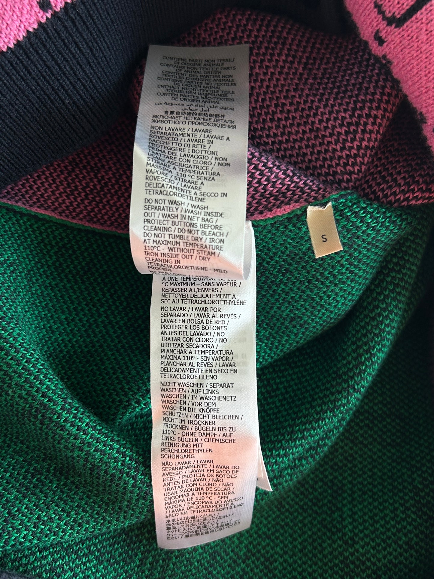 Gucci Multicolor GG Monogram Cardigan