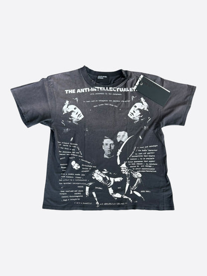 Enfants Riches Deprimes Faded Black & White Anti-Intellectual Graphic T-Shirt