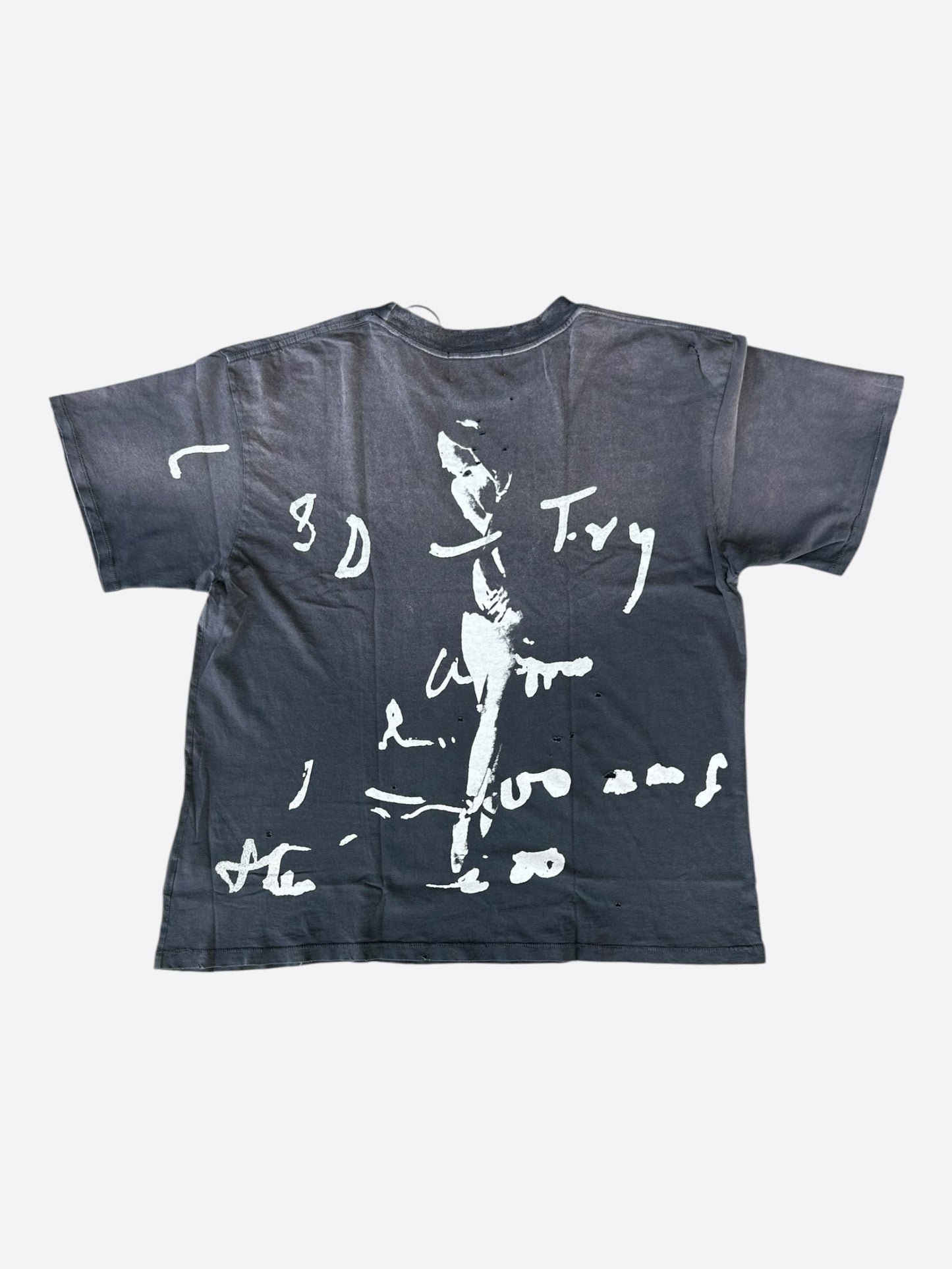 Enfants Riches Deprimes Faded Black & White Anti-Intellectual Graphic T-Shirt