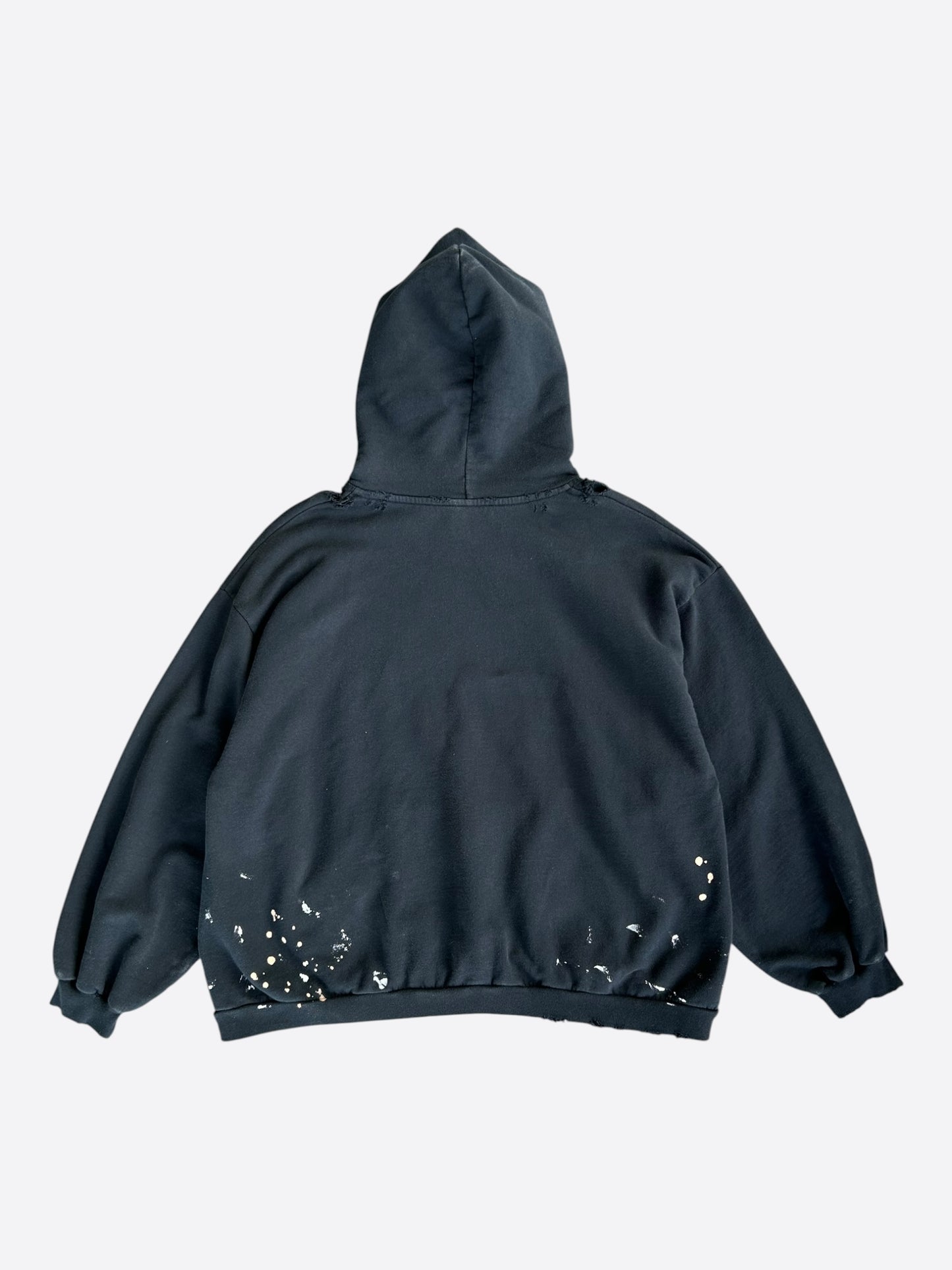 Balenciaga Black & Rainbow Graffiti Logo Hoodie