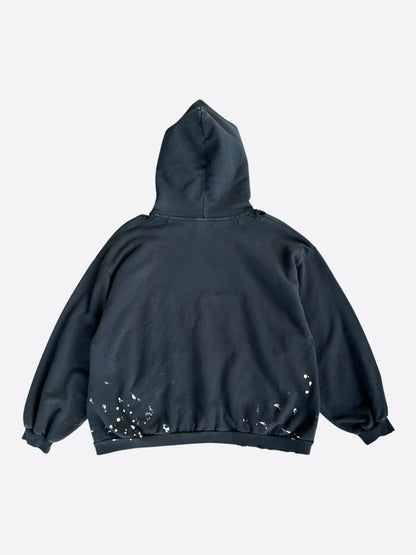 Balenciaga Black & Rainbow Graffiti Logo Hoodie