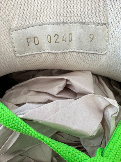 Louis Vuitton Green & White Monogram Trainers