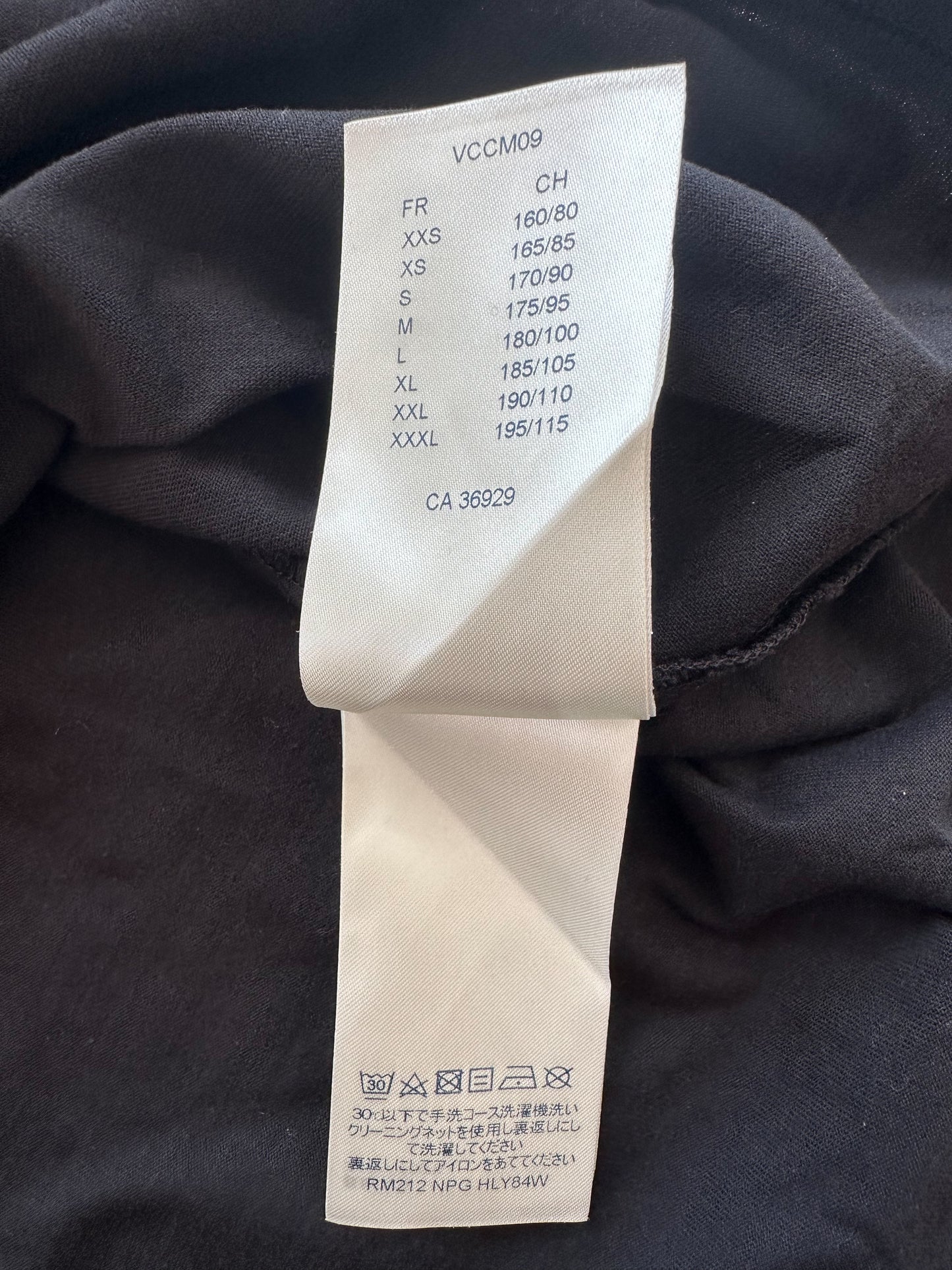 Louis Vuitton Black End Goal Logo T-Shirt