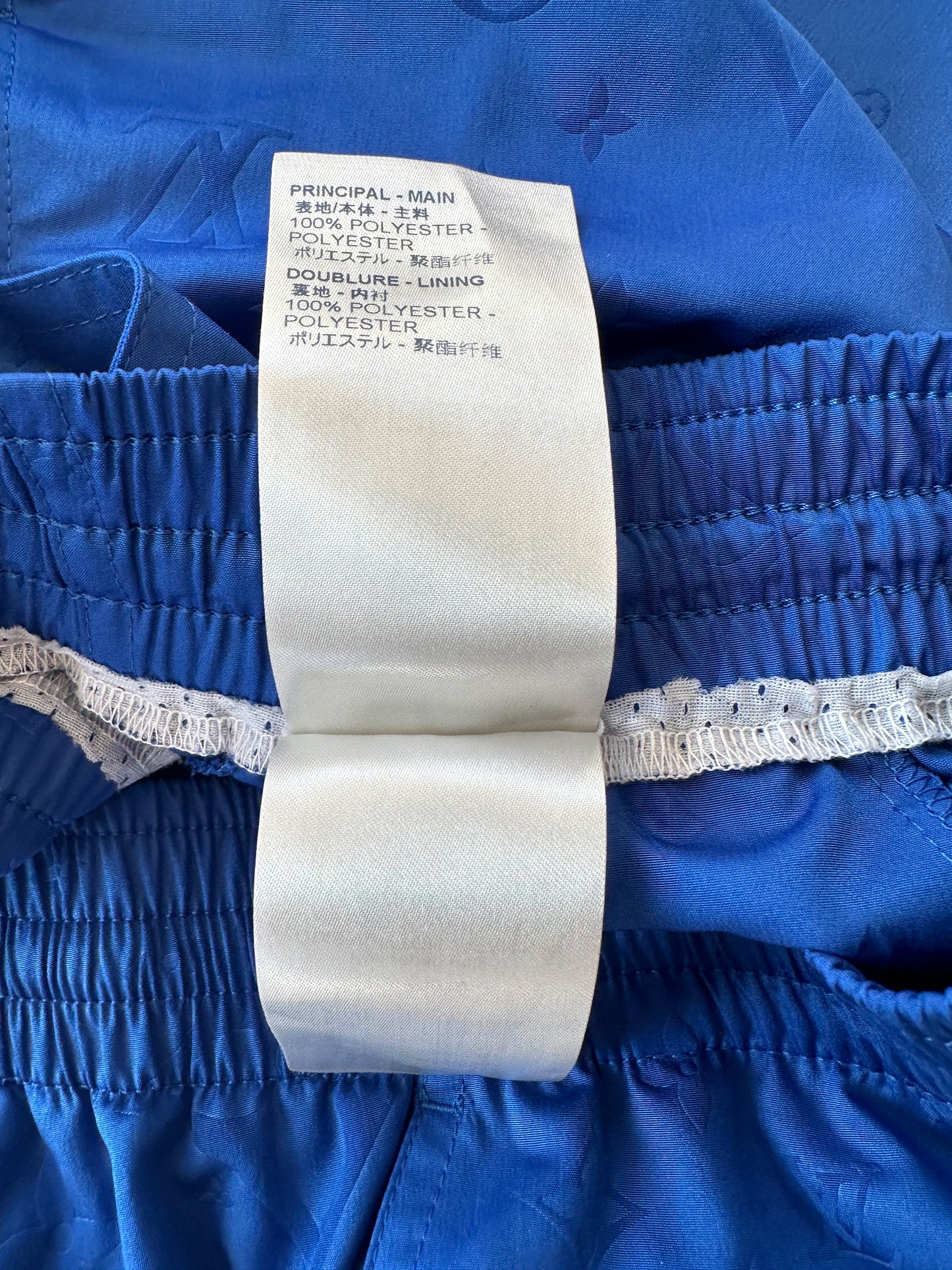 Louis Vuitton Blue Monogram Swim Shorts