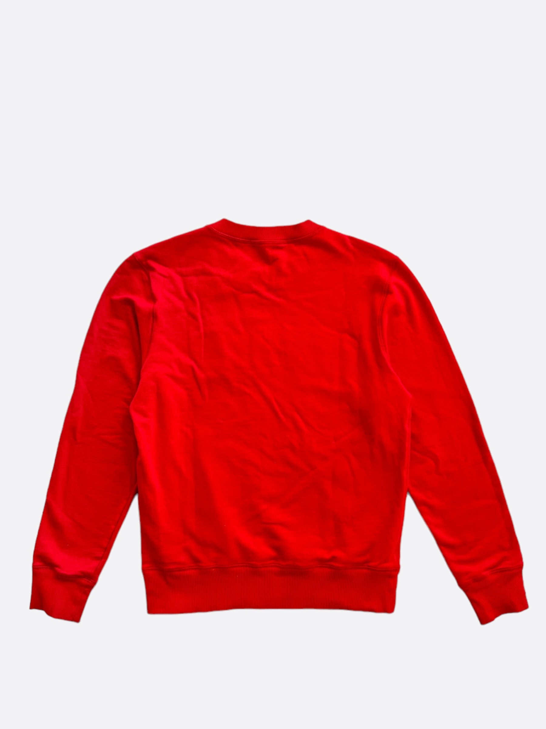 Louis Vuitton Supreme Red & White Arc Logo Sweater – Savonches