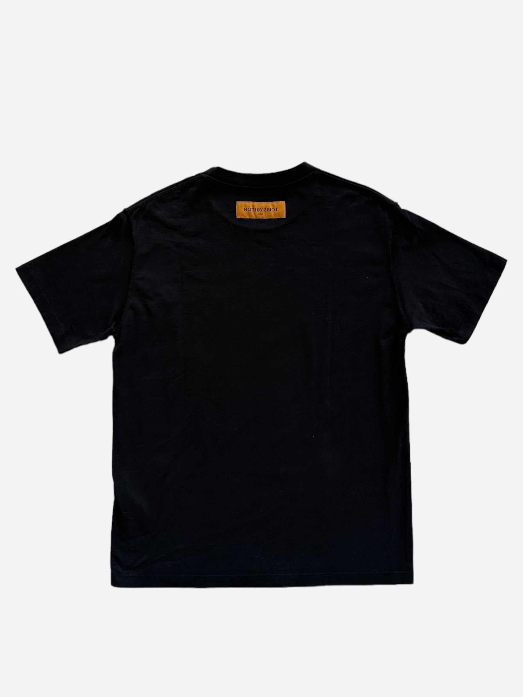 Louis Vuitton Black End Goal Logo T-Shirt