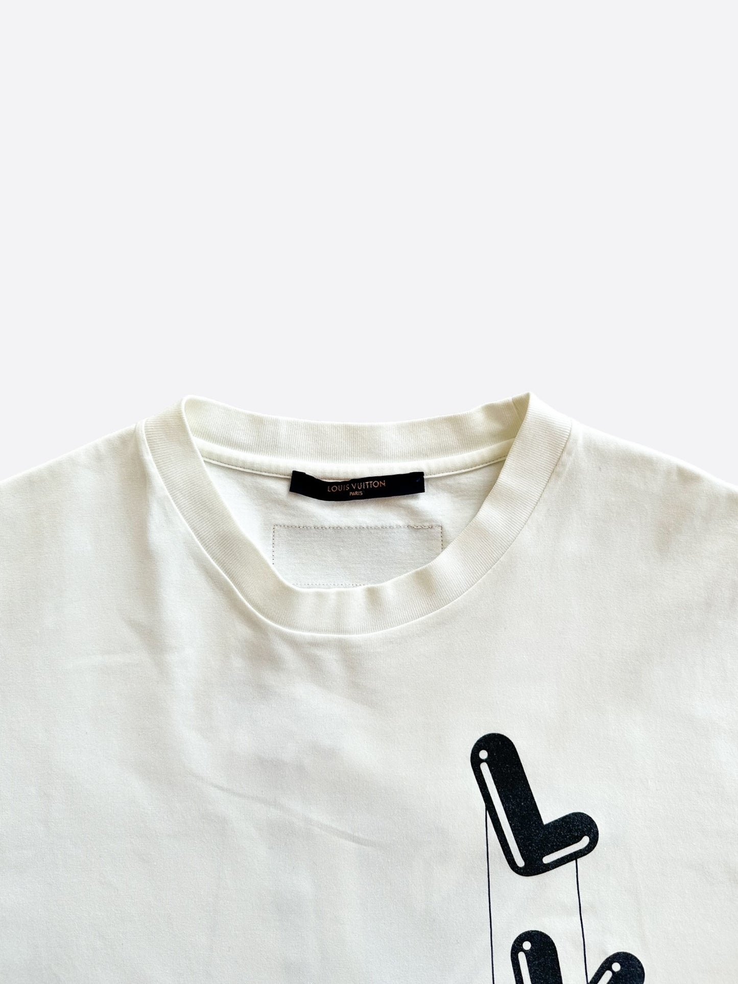 Louis Vuitton White Floating Men T-Shirt