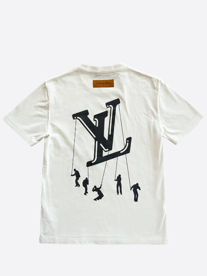 Louis Vuitton White Floating Men T-Shirt