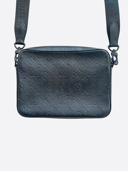 Louis Vuitton Black Shadow Monogram Duo Messenger