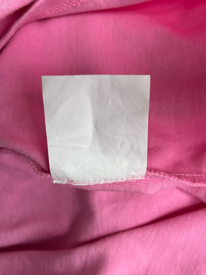 Balenciaga Pink & Black Sharpie Logo T-Shirt