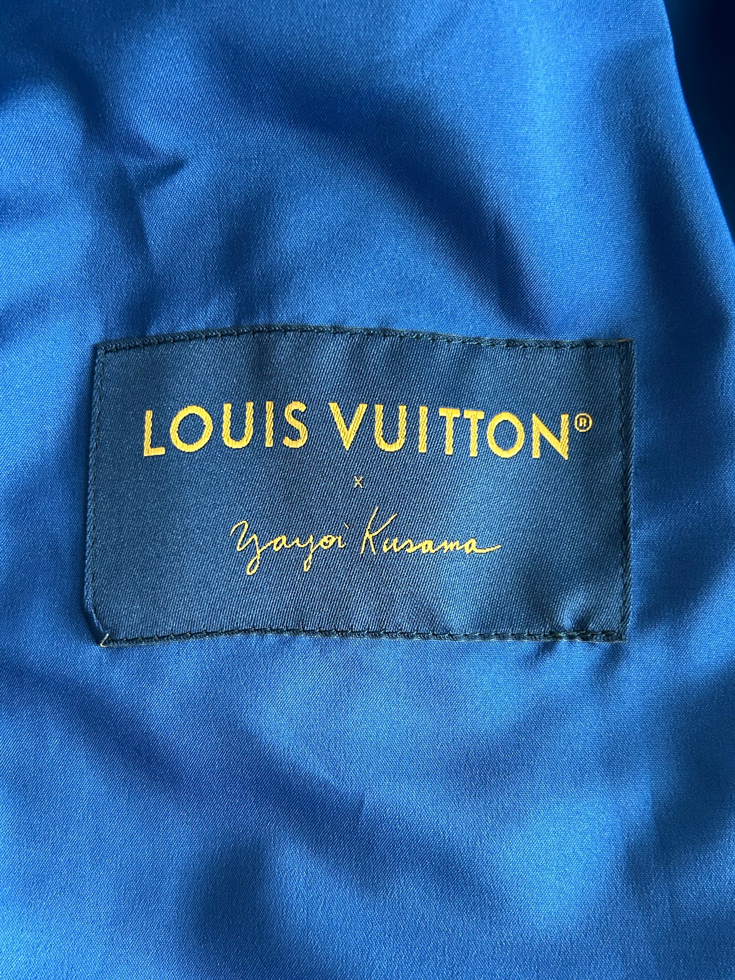 Louis Vuitton Yayoi Kusama Blue & Multicolor Faces Jacket