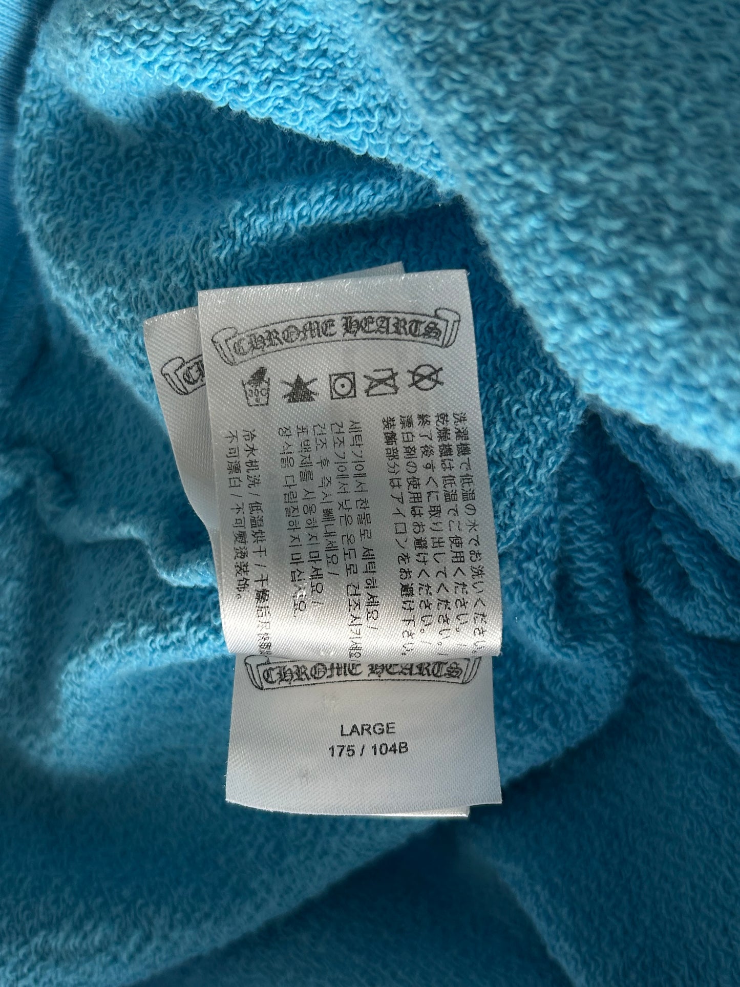 Chrome Hearts Matty Boy Blue Brand New Hoodie