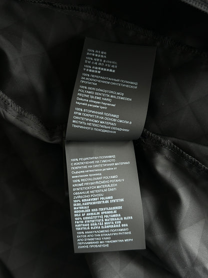 Prada Black Jacquard Logo Windbreaker