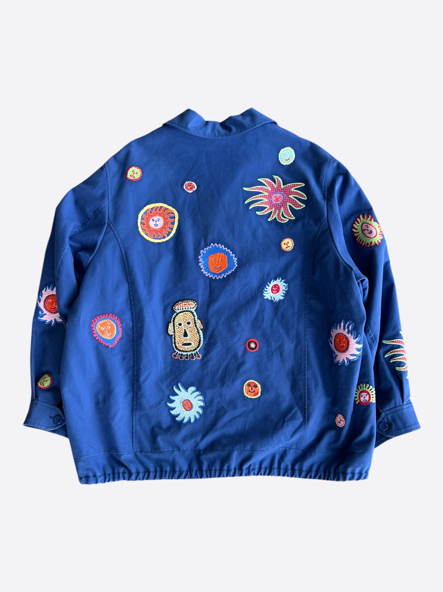 Louis Vuitton Yayoi Kusama Blue & Multicolor Faces Jacket