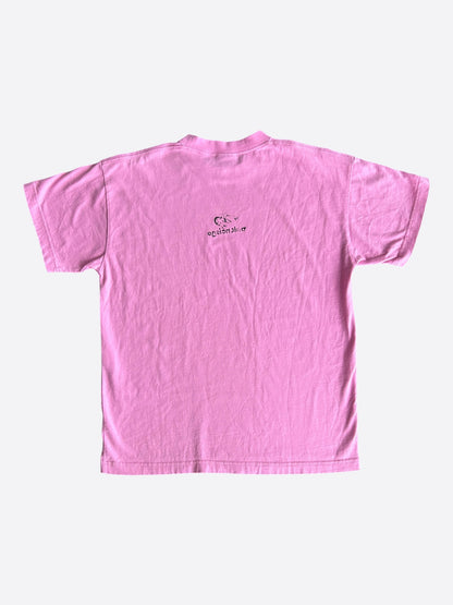 Balenciaga Pink & Black Sharpie Logo T-Shirt