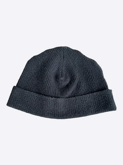 Chrome Hearts Black Ponyhair Cross Patch Beanie