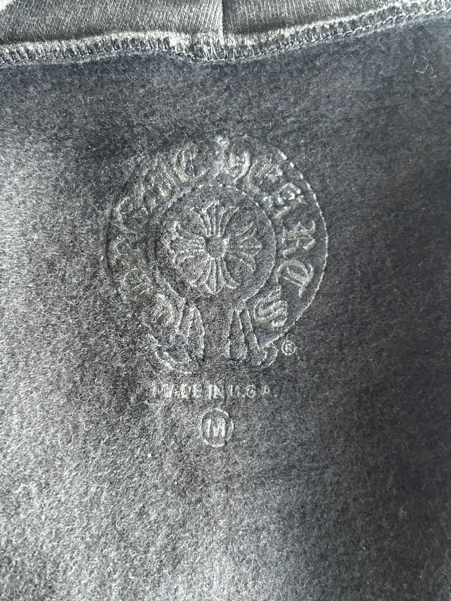 Chrome Hearts Black & Olive Script Zip Up Hoodie