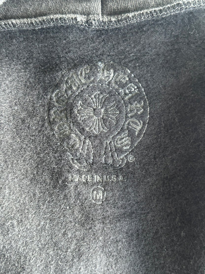 Chrome Hearts Black & Olive Script Zip Up Hoodie