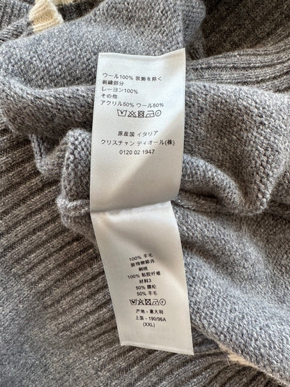 Dior Grey Atelier Wool Knitted Sweater