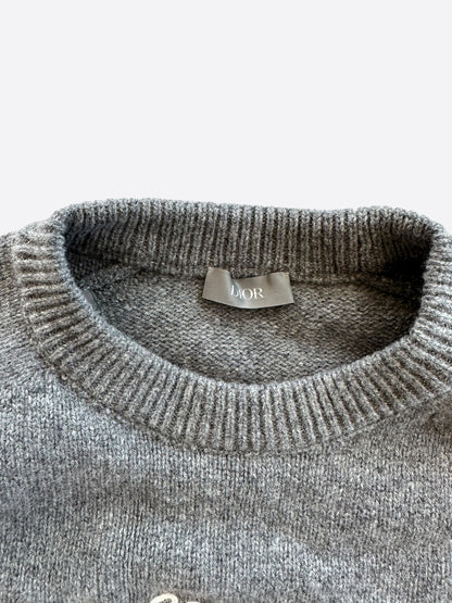 Dior Grey Atelier Wool Knitted Sweater