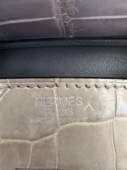 Hermes Beige Crocodile Birkin 30