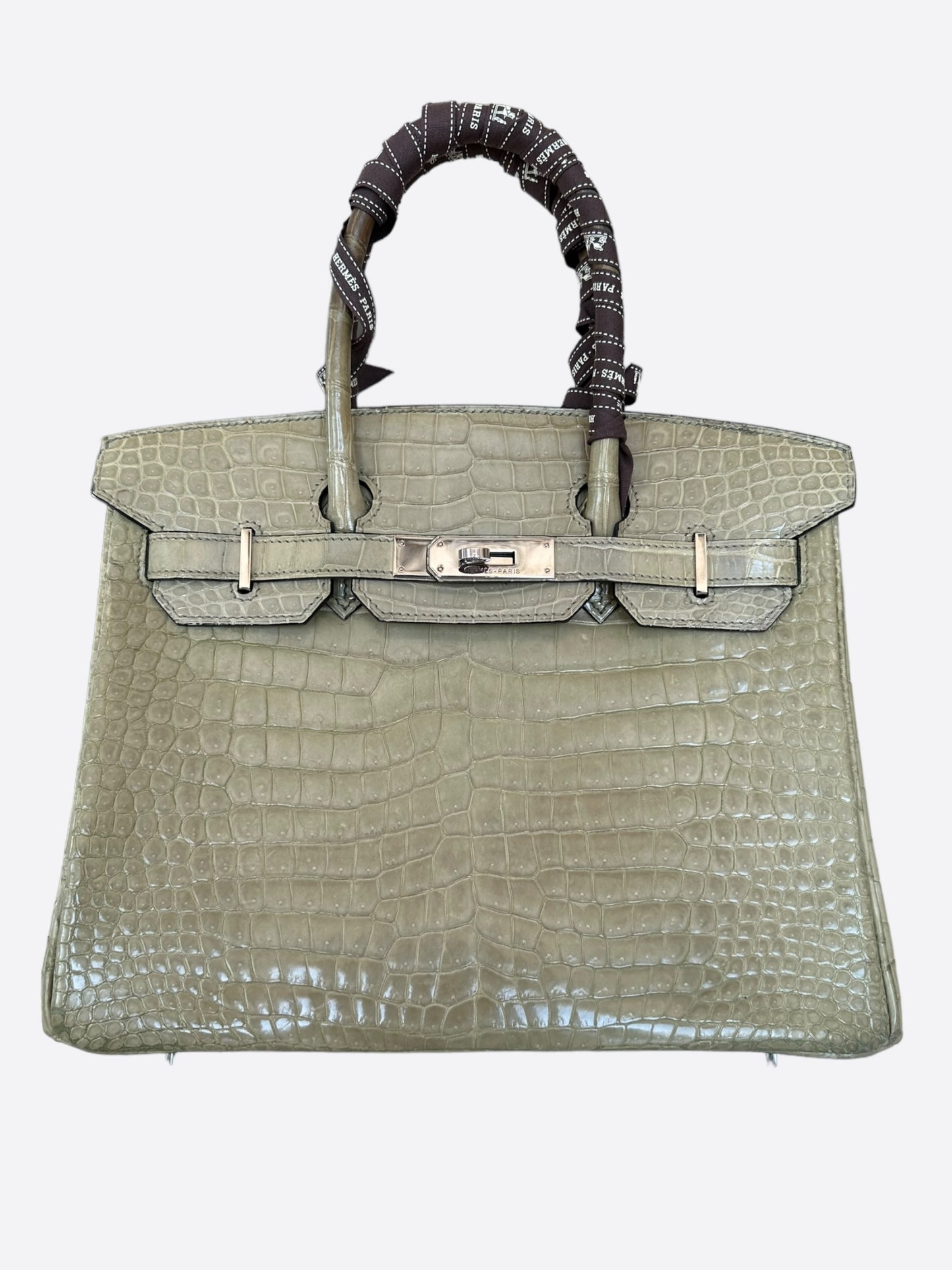 Hermes Beige Crocodile Birkin 30