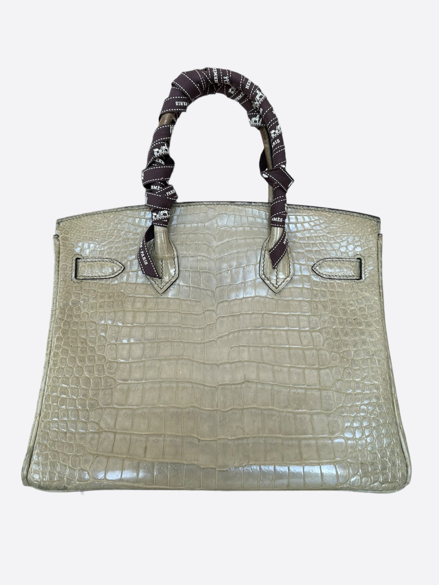 Hermes Beige Crocodile Birkin 30