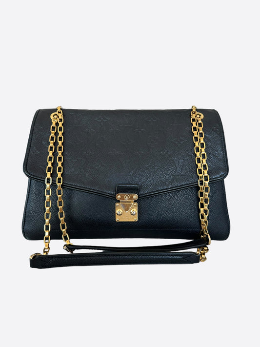 Louis Vuitton Black Empreinte Monogram Saint Germain MM