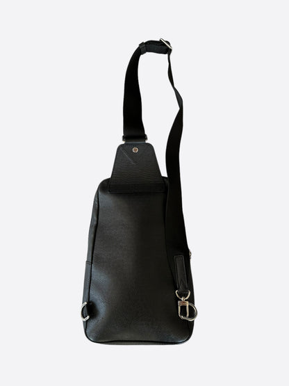 Louis Vuitton Black Tri-Color Taigarama Avenue Sling Bag