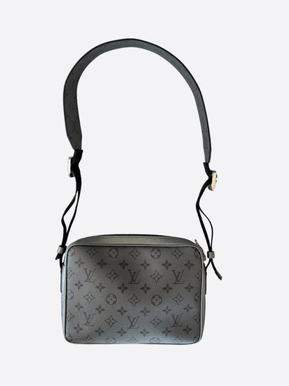 Louis Vuitton Gunmetal Silver Outdoor Messenger Bag