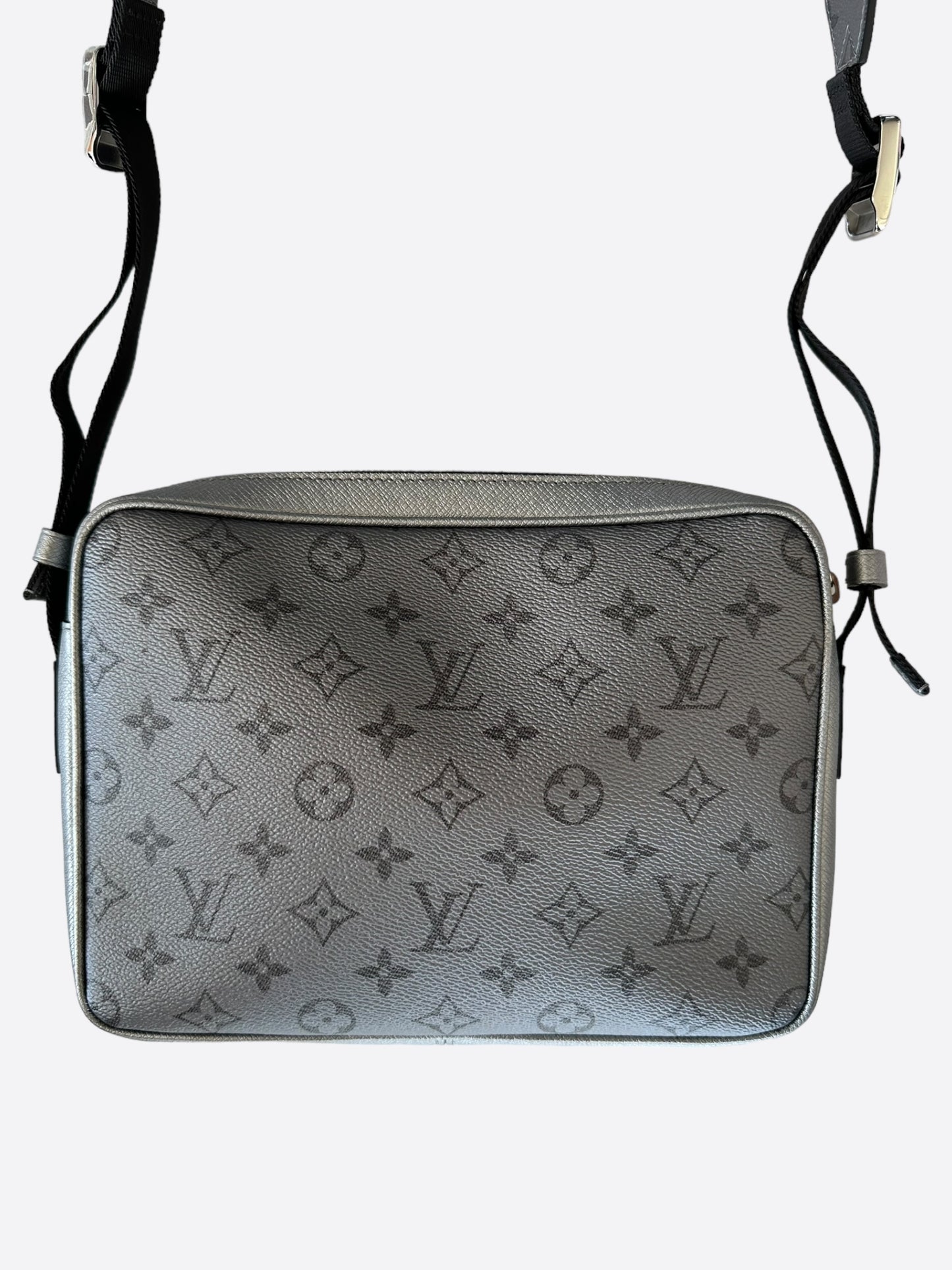 Louis Vuitton Gunmetal Silver Outdoor Messenger Bag