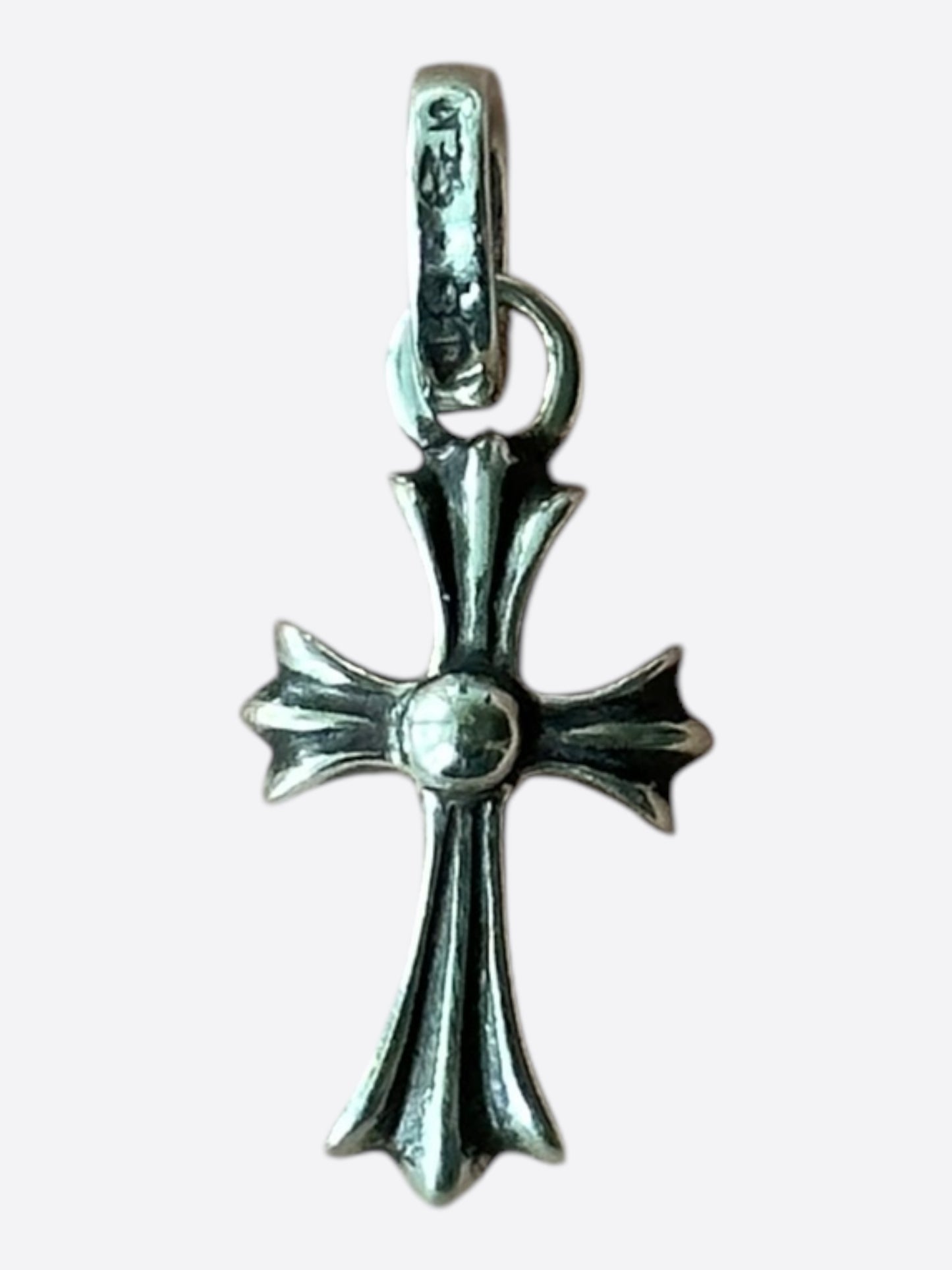 Chrome Hearts Silver & Diamond Baby Fat Pendant
