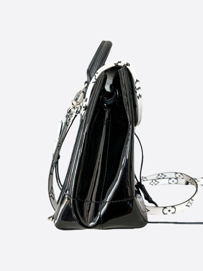 Louis Vuitton Black & White Monogram Hot Springs Backpack