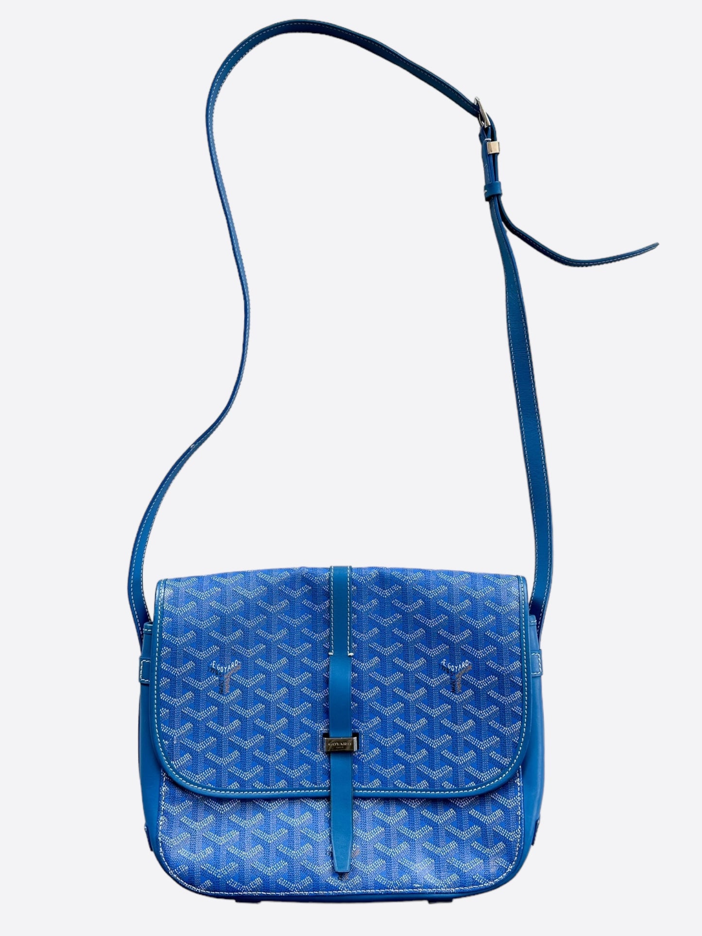 Goyard Sky Blue Belvedere MM