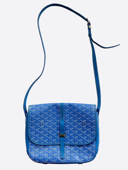 Goyard Sky Blue Belvedere MM