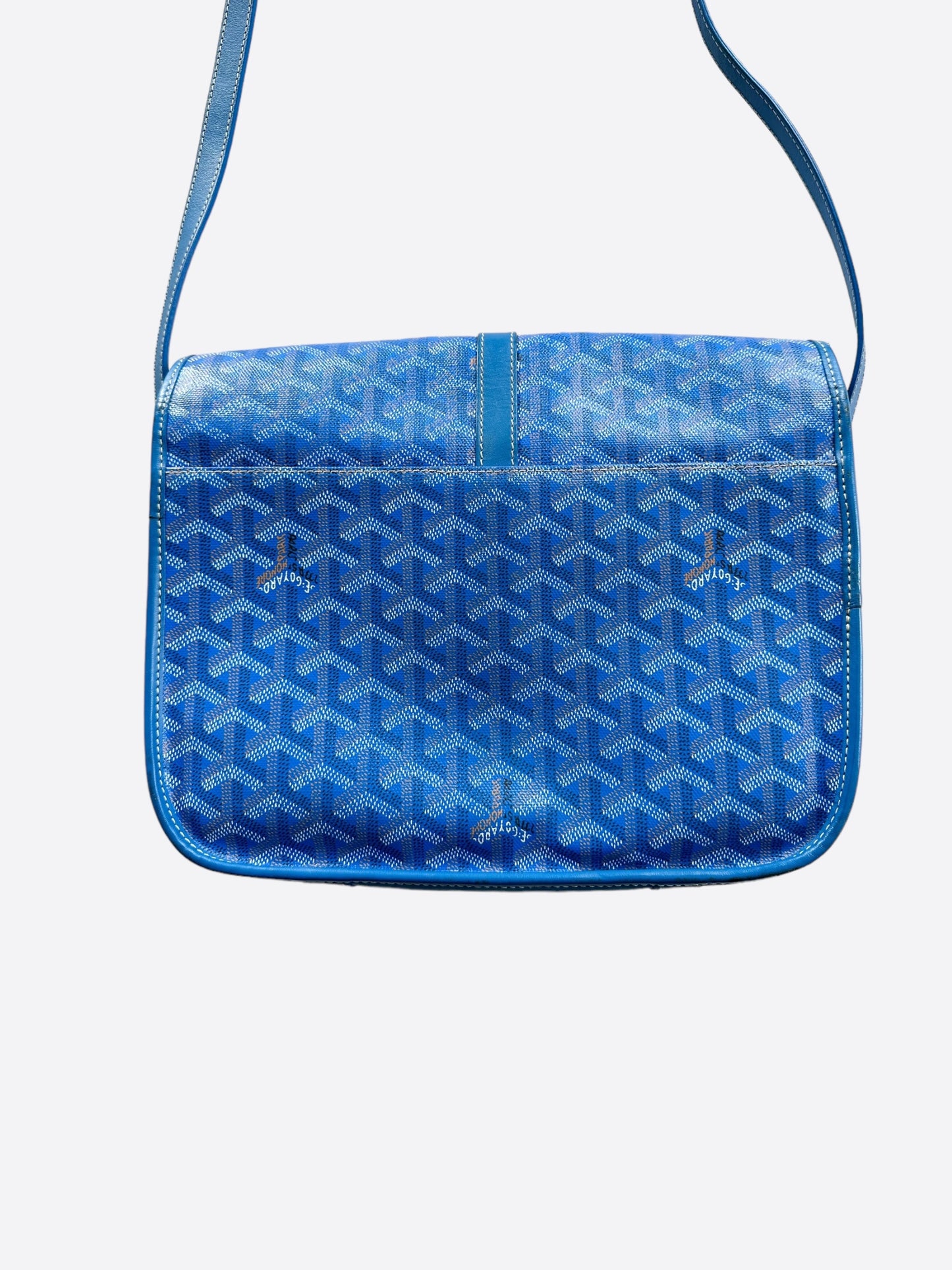 Goyard Sky Blue Belvedere MM