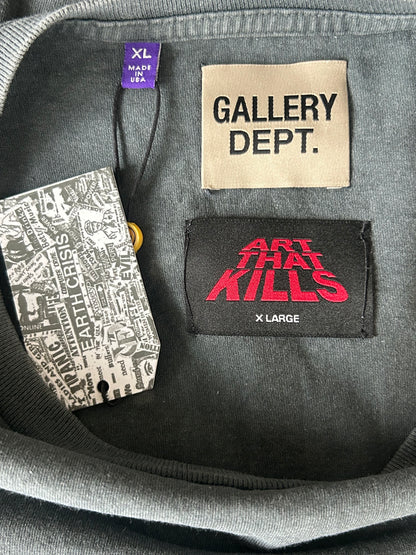 Gallery Dept Faded Black & Multicolor Art That Kills Night T-Shirt