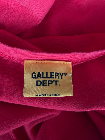 Gallery Dept Red & Black Everlast Glitter Logo T-Shirt