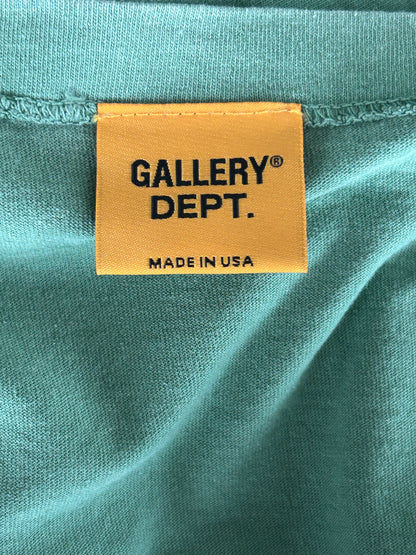 Gallery Dept Vintage Green & Yellow Souvenir Logo T-Shirt