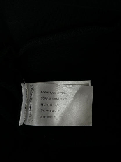 Chrome Hearts Black & White T-Bar Logo Hoodie