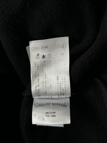 Chrome Hearts Black & White T-Bar Logo Hoodie
