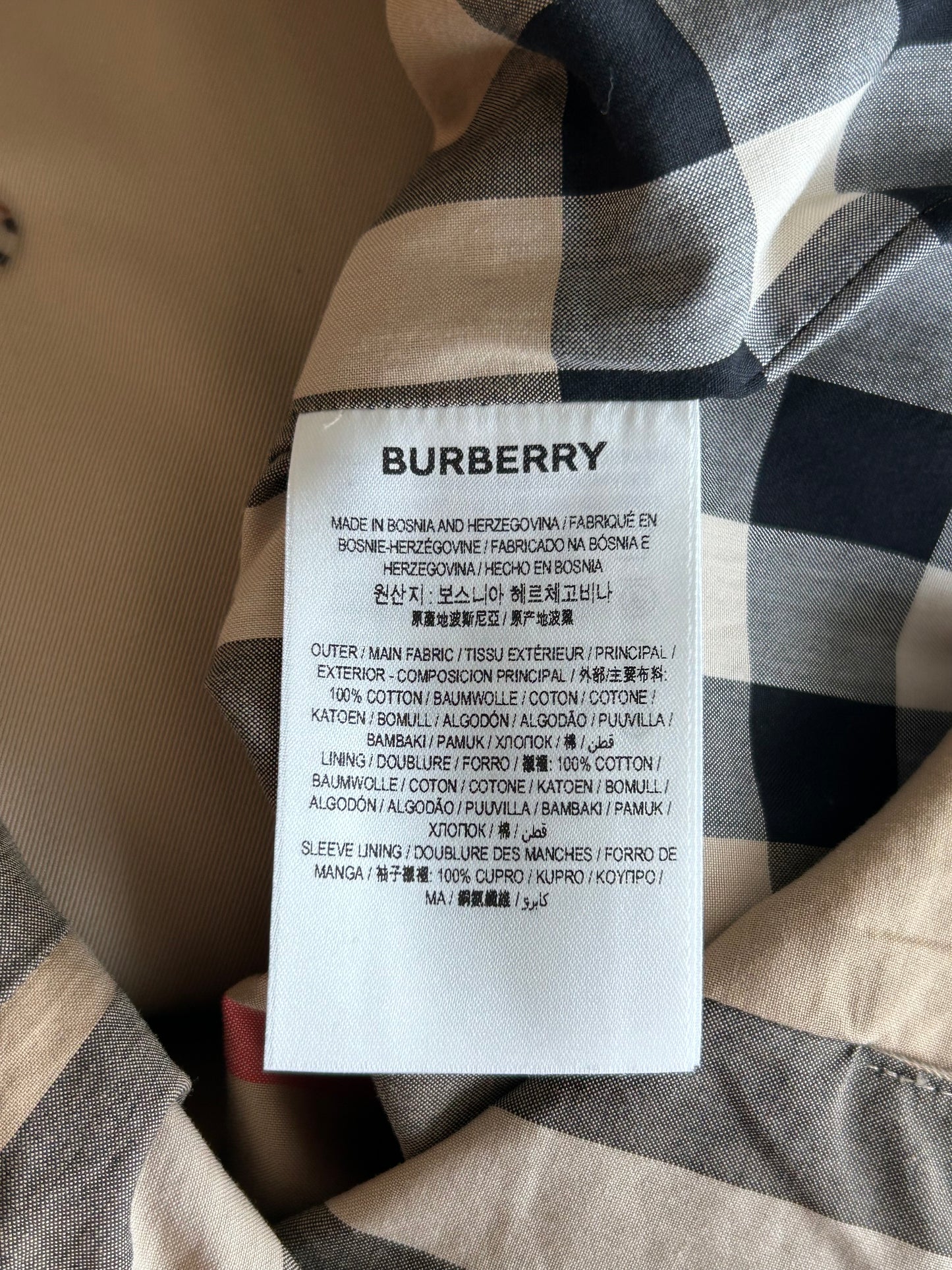 Burberry Beige Women's Trench Coat