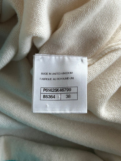 Chanel White & Turquoise La Pausa Women's Sweater