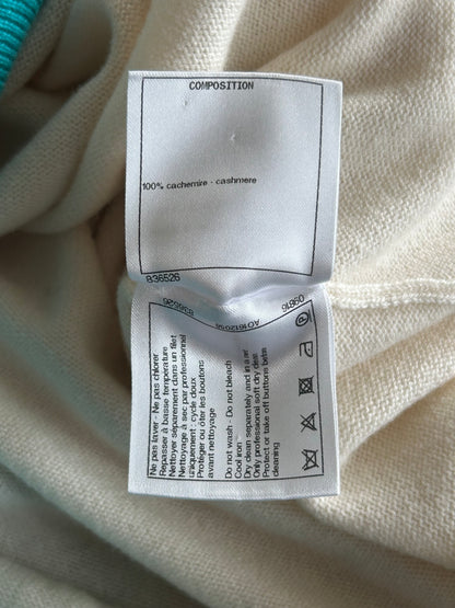 Chanel White & Turquoise La Pausa Women's Sweater